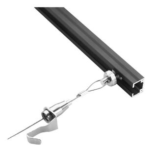 挂画器轨道槽条挂画线钢丝绳吊码画廊画展吊画挂钩勾绳挂镜线配件