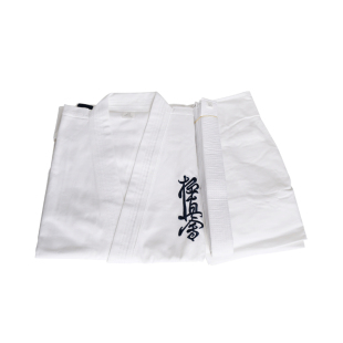 成人儿童极真会空手道服 短袖男女生款专业训练服初学者定制做