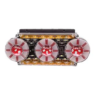 新款货车爆闪灯24v强光led示宽尾灯12v七彩防水防追尾闪光灯警示