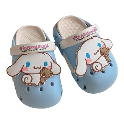 细细条 三丽鸥可爱KT猫库洛米儿童凉拖鞋夏季女童宝宝外穿洞洞鞋