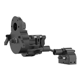 D1rc scx10车架前置二档波箱 车壳无损改装 D90正反传双速波箱