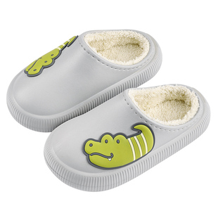 儿童棉拖鞋男童女童冬季新款2025防水eva室内宝宝小朋友拖鞋家居
