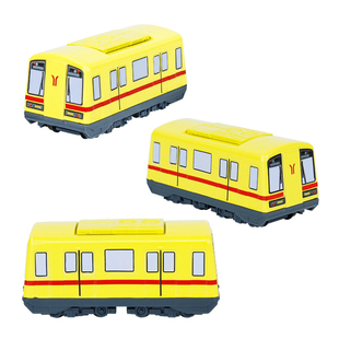 广州地铁铁迷尔Q版模型列车儿童玩具官方正品车模12345678922号线