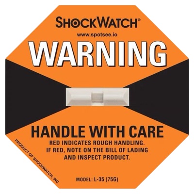 进口标签防倾斜撞击监测显示