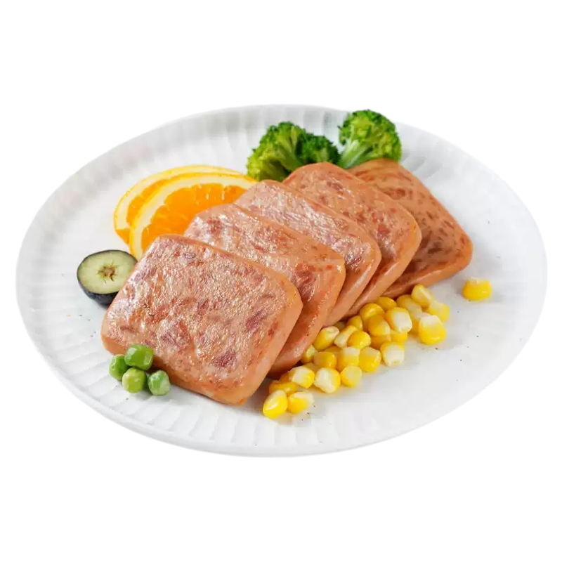 黑猪午餐肉营养儿童早餐
