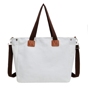 马年休闲帆布袋定制logo帆布包定做印图高级大容量会议礼品袋订做