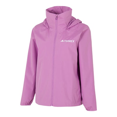 Adidas/阿迪达斯正品春秋女士跑步训练休闲防水运动夹克JY0481