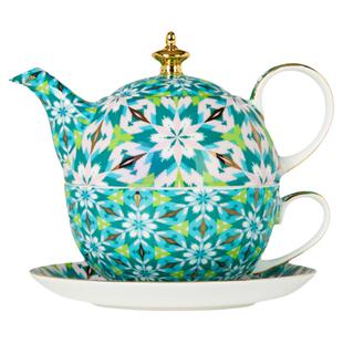 T2神奇飞毯子母壶茶具套装轻奢精美骨瓷茶壶茶杯女乔迁女神节礼物