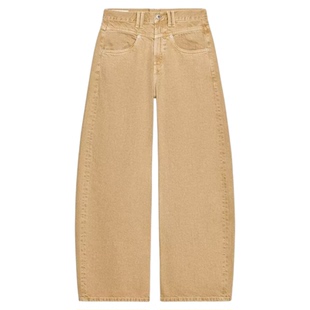 ZA外贸出口女装新款美式休闲工装伐木风低腰宽松牛仔裤8197215