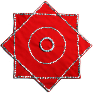 跳舞蹈东北秧歌二人转手绢花八角巾专业技巧考级一对儿童小号方巾