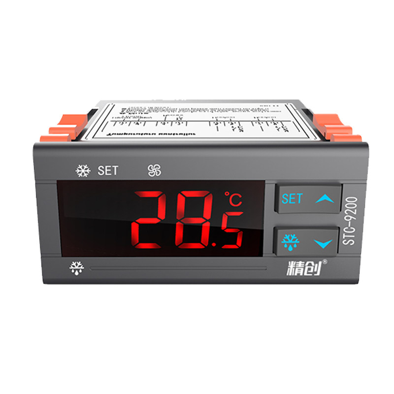 精创温控器stc-9200制冷化霜风机双传感器智能电子数显温度控制器