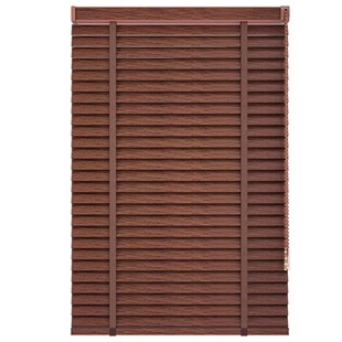 2025新款电动实木百叶窗帘中古风办公室书房客厅阳台隔断升降卷帘