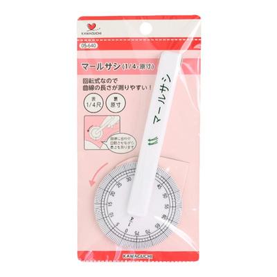 日本进口河口旋转曲线测量尺多功能快速绘图灵活便捷测量尺裁缝尺