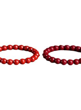 天然特级朱砂手串转运珠手链