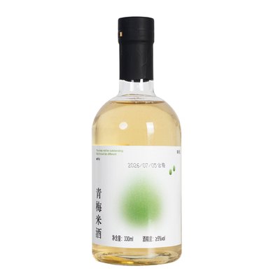 咪菟青梅米酒5度低度微醺