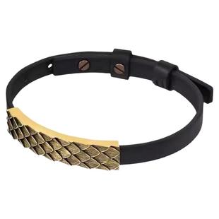 男生黑金龙鳞手链男款酷黑时尚情侣款龙手环高级国潮复古时尚简约