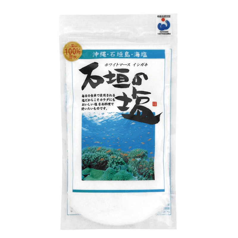 日本原装冲绳特产石垣岛海盐岛屿调味海洋礼物日料理饭团180gx2包