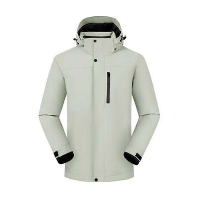 冲锋衣定制印logo工作服羽绒防水