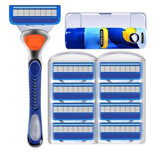 原装神朗吉利五层刀片德国神朗手动剃须刀片男刮胡刀刮脸刀防刮伤