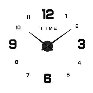 3d免打孔挂钟钟表立体北欧简约创意时钟现代客厅装饰艺术静音挂表