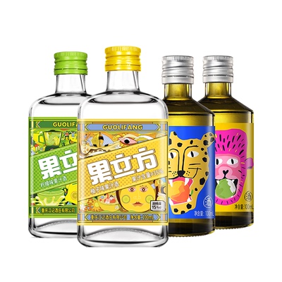 果立方多口味组合100ml*4瓶装