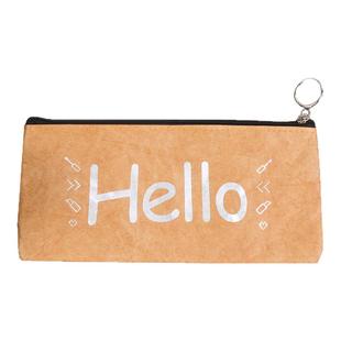 复古杜邦纸铅笔袋ins文具袋创意日系简约大容量防水化妆包收纳盒