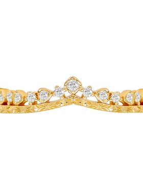 轻奢复古皇冠白锆石S925银戒指