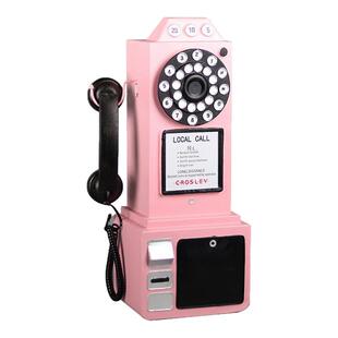 复古民国电话机摆件老式古董转盘座机模型古董仿真道具上海老物件