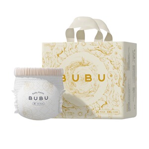 BUBU丝绸之路拉拉裤蚕丝蛋白护臀纸尿裤大吸量透气尿不湿