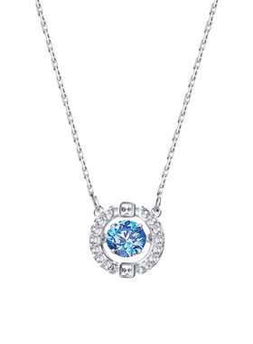 跳动的心锁骨链Swarovski