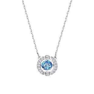【店长推荐】Swarovski/施华洛世奇项链跳动的心女款锁骨链礼盒装