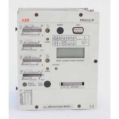 ABB IEC CB SELF SUPPLIED PROTECTION RELAY UNIT MODEL PR512P