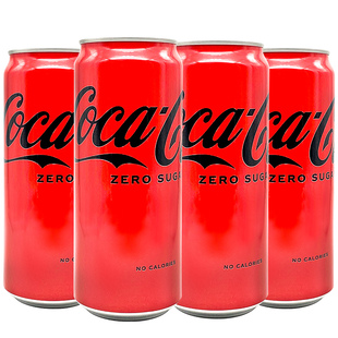 日本进口原味/零度可口可乐铝罐收藏版罐装零度可乐碳酸饮料500ml