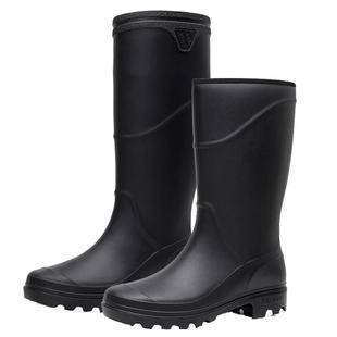 雨鞋男款高筒劳保防水防滑套鞋耐磨胶鞋钓鱼水鞋中筒工地长筒雨靴