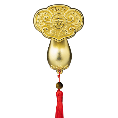 铜师傅《称心如意》客厅桌面真金鎏镀铜摆件 家居装饰品 中秋礼物