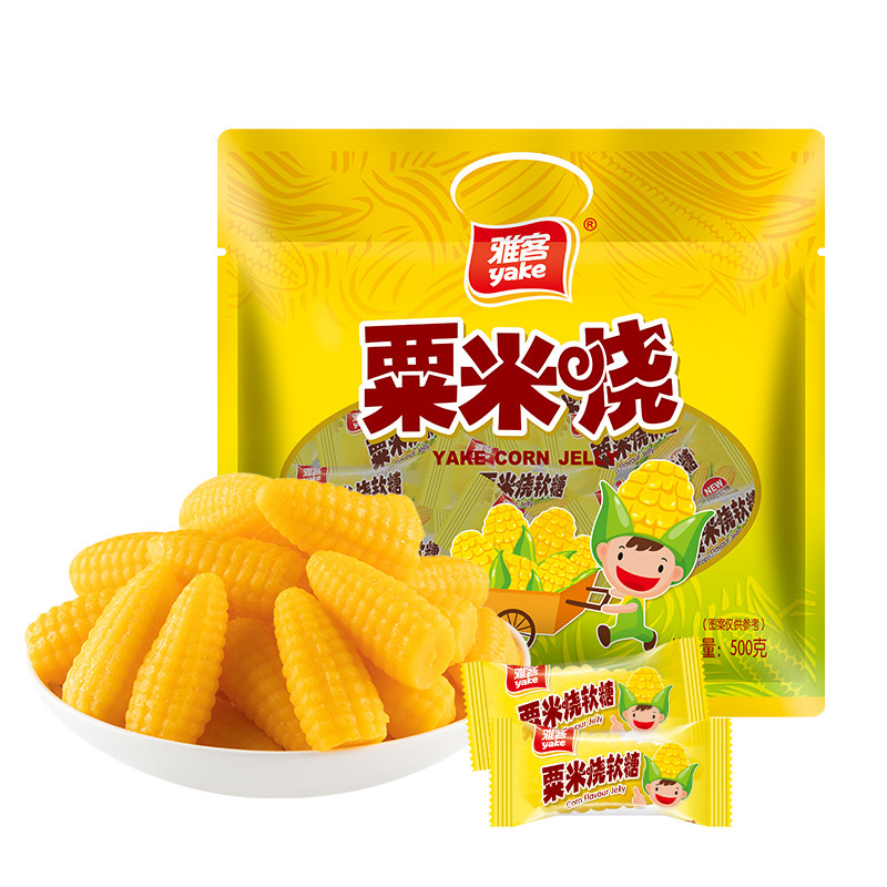 雅客500g散装婚庆喜糖软糖糖