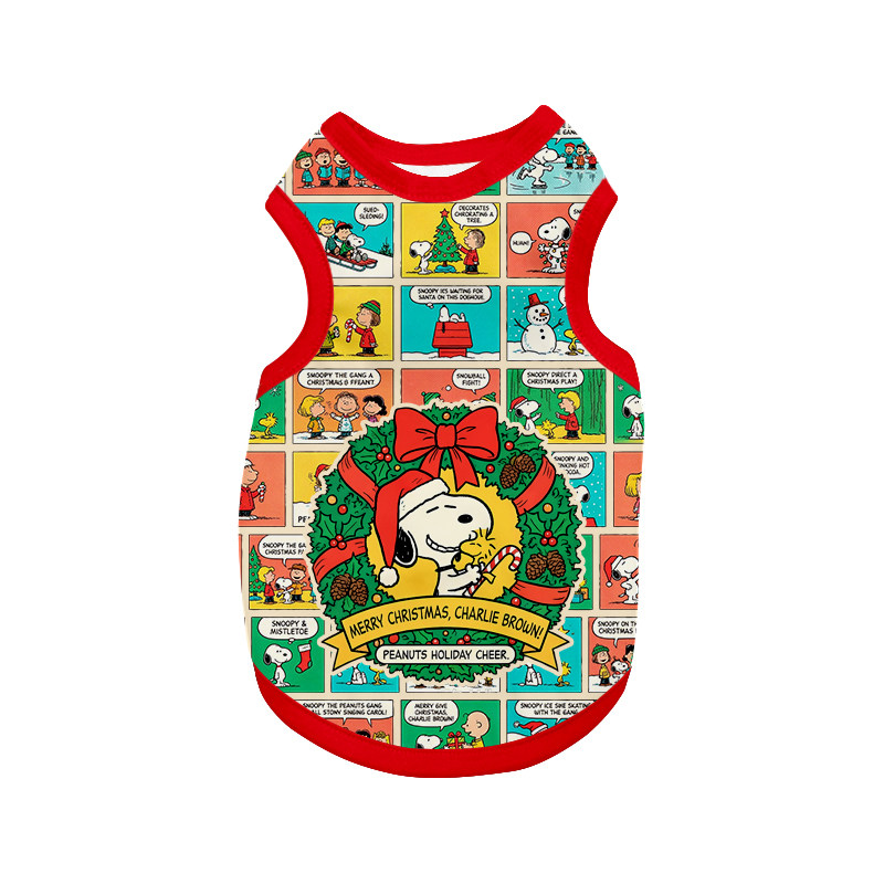 NASA联名圣诞史努比动漫宠物衣服