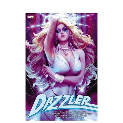 【预售】【Marvel】炫舞总动员艺术封面英文漫画精装进口原版书DAZZLER OMNIBUS ARTGERM COVER Tom DeFalco
