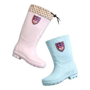 回力女士雨鞋高筒防水耐磨水鞋2025新款工作通勤胶鞋中筒雨靴女款