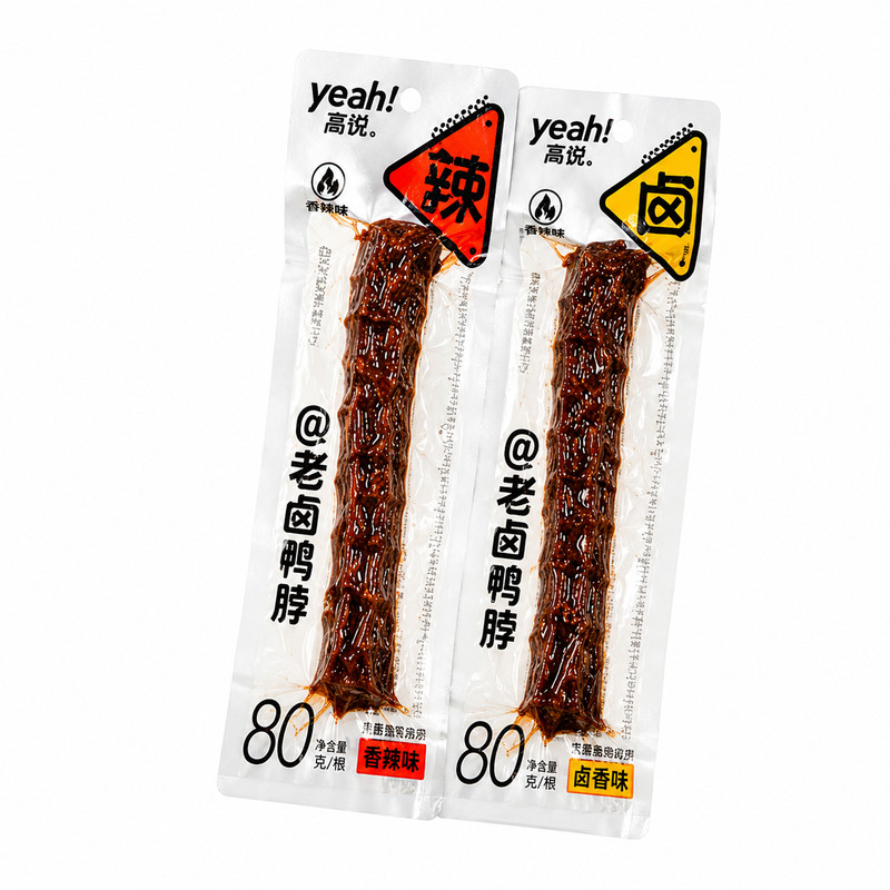 高悦老卤鸭脖卤香香辣味80g