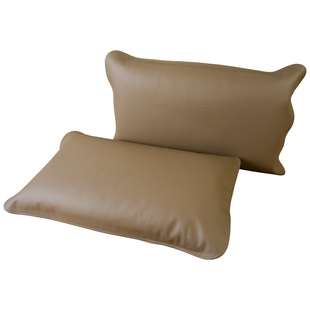 塔山头层水牛皮枕套钻石纯色枕套夏季凉感枕套好打理一擦即净