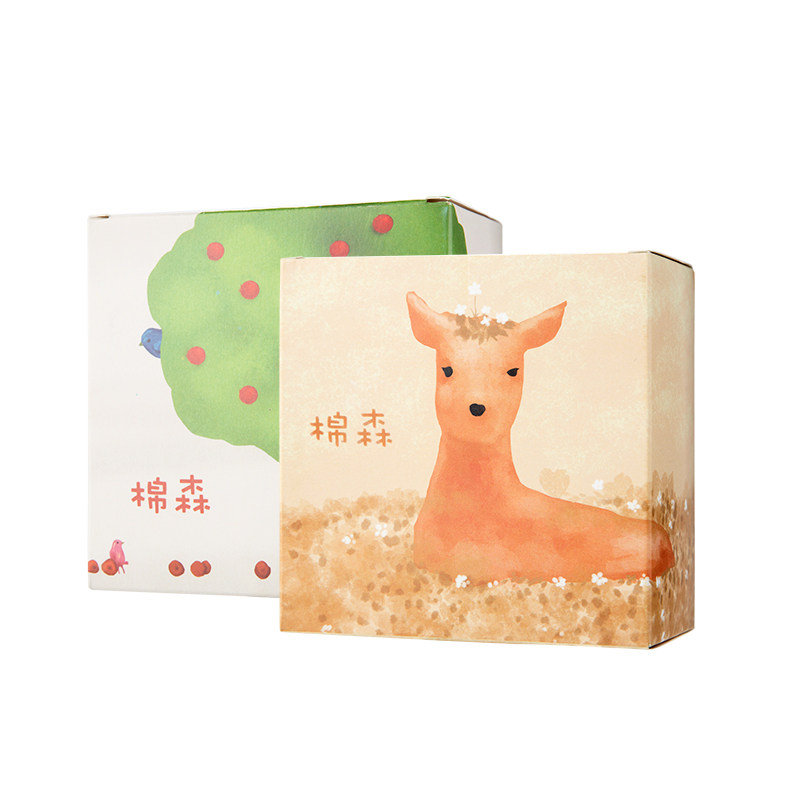 【蓝鲸图案】棉森超薄化妆棉卸妆化妆棉/湿敷棉
