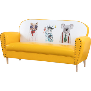 美式小户型服装店沙发出租房公寓双人三人迷你经济型便宜小沙发