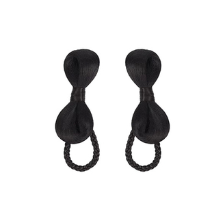 儿童汉服假发蝴蝶结发夹头饰假发包女童古风发饰古装假发盘发发髻