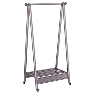 卧室挂衣架家用移动落地晾衣架室内衣帽架晚上房间挂衣服的架子