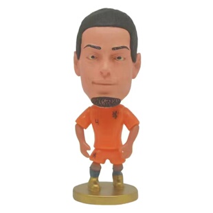 2026世界杯荷兰范戴克利物浦范戴克足球摆件模型公仔手办人偶