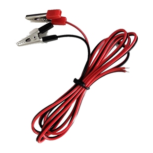 12V线纯铜焊接线 鳄鱼夹带线 平行线带夹子电池连接线电瓶搭电线