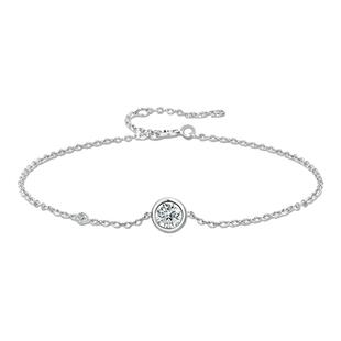 蒂芙星钻18K金铂金PT950培育钻石河南人工人造钻石手链泡泡手链