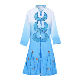 回族儿童演出服东乡族哈萨克族少儿合唱舞蹈服2025新款成人男女装