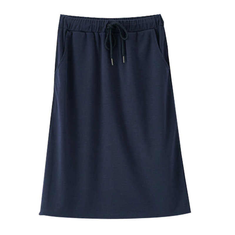 运动风口袋抽绳中裙21春夏新品